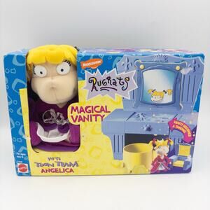 Vintage 1998 Mattel Nickelodeon Rugrats Toon Team Angelica Magical Vanity NEW